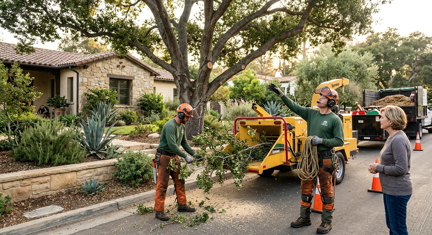 Tree Service service project completed by Montecito Tree Specialists in Montecito, CA